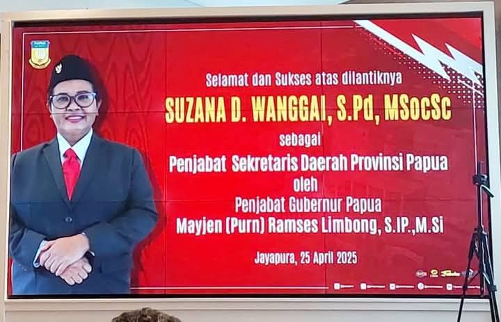 HYU: Susana Wanggai Tunjukkan Kualitas Terbaik, Cetak Sejarah Jadi Sekda Perempuan Pertama Asal Papua dari Suku Ambai